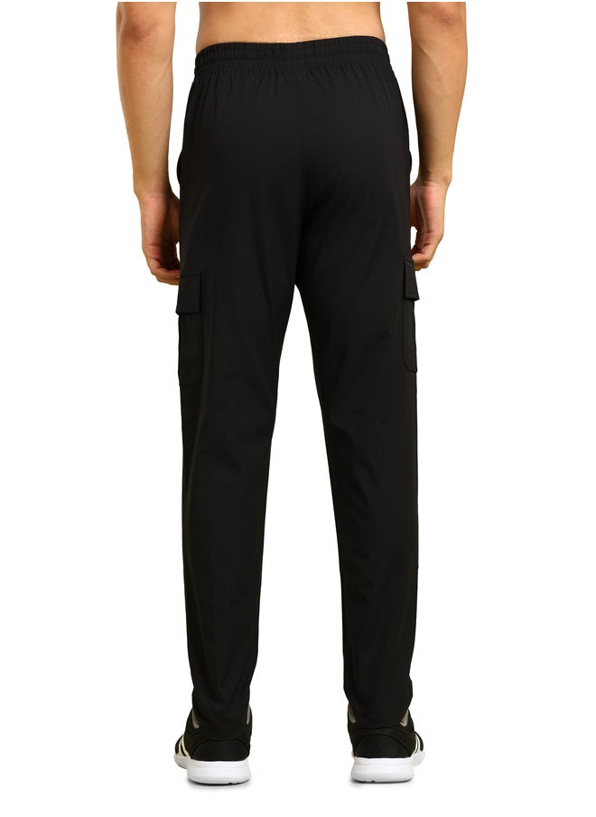 Technosport Technosport Men Solid Relaxed Fit Cargo Pants with TS FLEXI  - Image 3