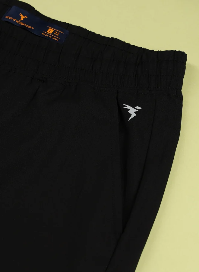 Technosport Technosport Men Solid Relaxed Fit Cargo Pants with TS FLEXI