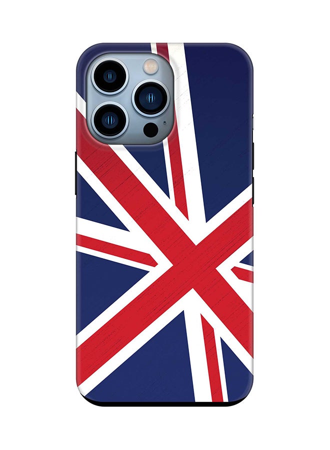 Tough Pro Series Case for Apple iPhone 14 Pro Dual Layer hybrid PC & TPU Customized Mobile Cover Shield with inner TPU protection Matte Finish - Flag Of UK