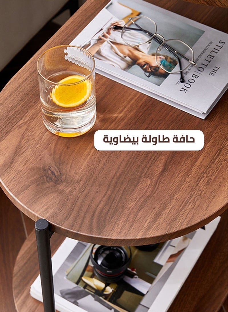 غوغا طاولة جانبية عصرية، مناسبة للمعيشة/الغرفة/جانب الكنبة/جانب السرير، سهلة التركيب - Image 2