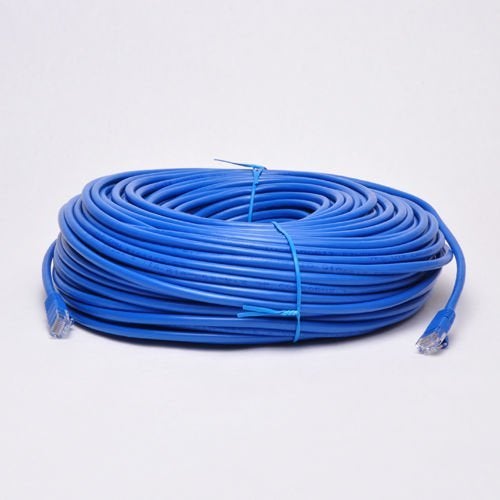 UbiGear New 300ft Blue RJ45 CAT6 Ethernet LAN Network Internet Computer Solid Wire 23 AWG UTP Cable - Image 1