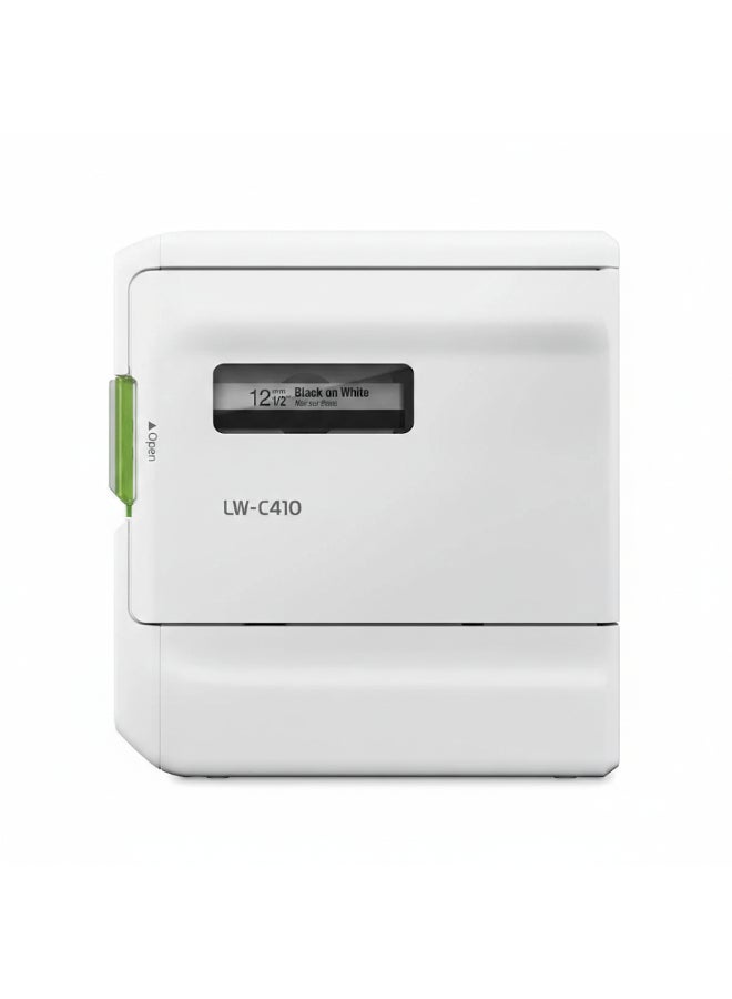 EPSON LabelWorks LW-C410 Lightweight Label Printer, Compatible with Label Editor Mobile, Epson's free Mobile App, White - Image 1