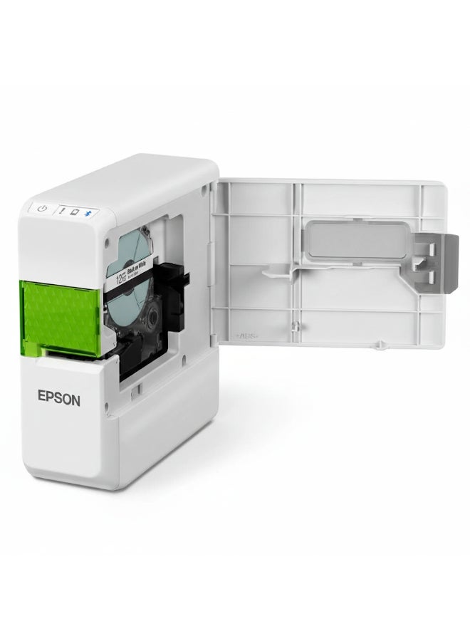 EPSON LabelWorks LW-C410 Lightweight Label Printer, Compatible with Label Editor Mobile, Epson's free Mobile App, White - Image 3