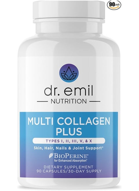 Multi Collagen Plus Types (I, II, III, V & X) 90 capsules