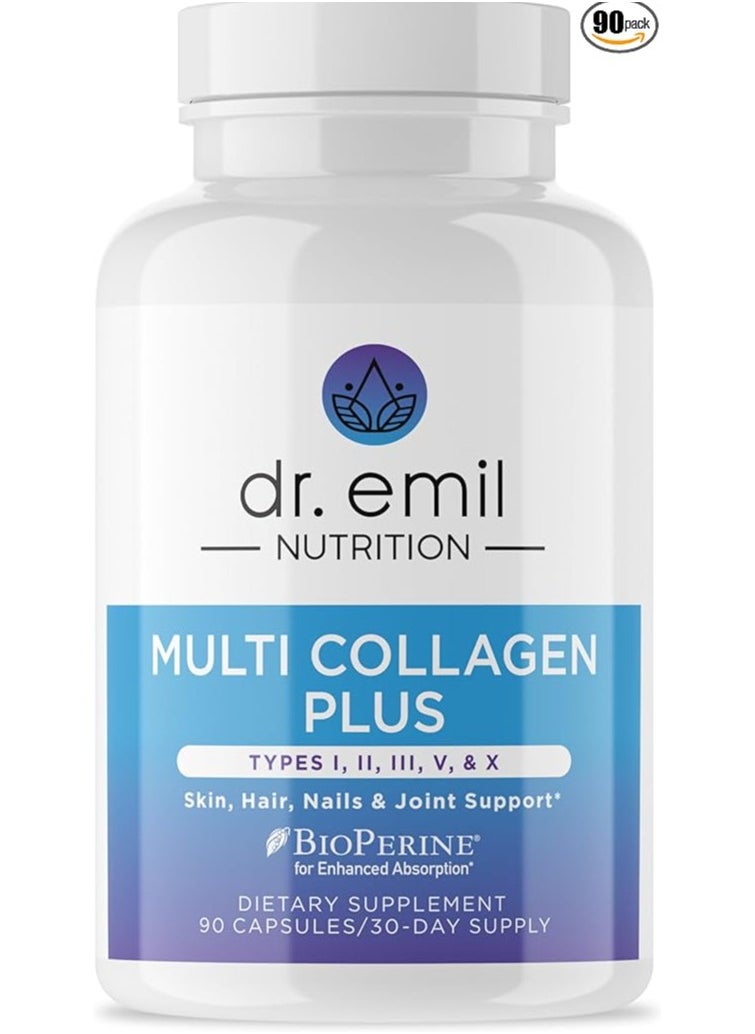 Multi Collagen Plus Types (I, II, III, V & X) 90 capsules