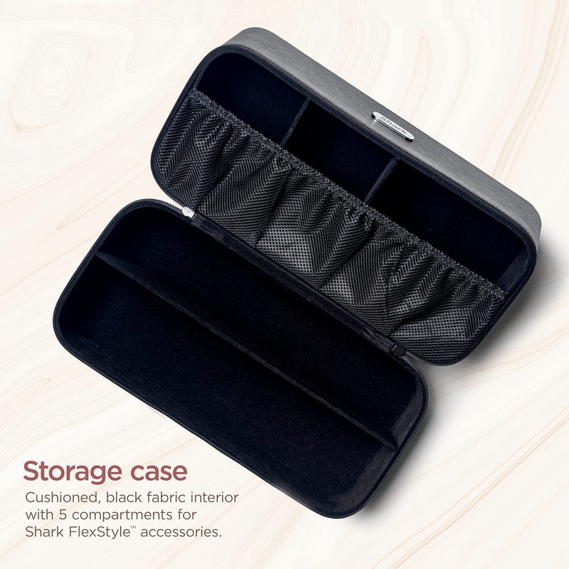 Shark XHD400SAC FlexStyle Air Styling & Drying System Storage Case, Vegan Leather Travel Case, Black - Image 3