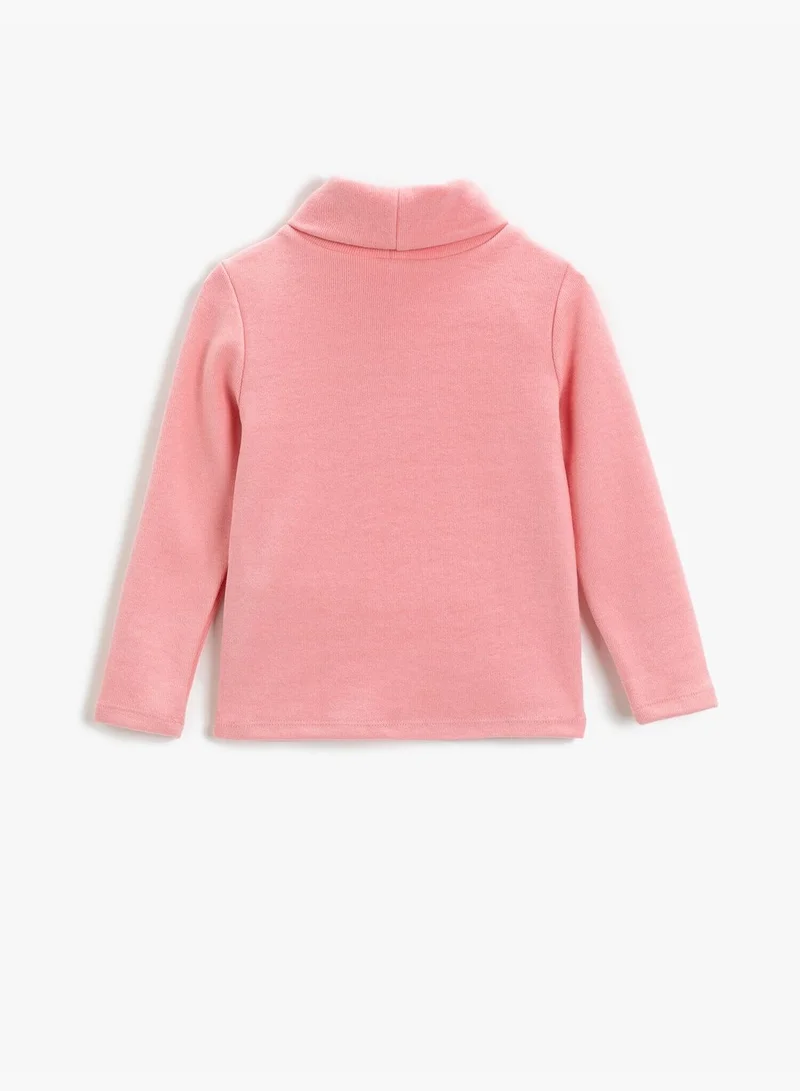 KOTON Basic Turtleneck T-Shirt Long Sleeve