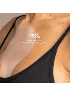 Sio SiO Beauty ChestLift Anti-Wrinkle Patches (2 Weeks Supply) - Reusable Overnight Smoothing Decollete Pad - Anti-Aging Silicone Patch For Neck & Cleavage - Hydrate, Tighten & Rejuvenate  - Image 4