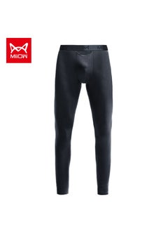 Generic Mens Thermal Tights Bullet Separation Warm Autumn Winter Stretch Black  - Image 2