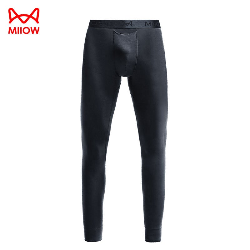 Mens Thermal Tights Bullet Separation Warm Autumn Winter Stretch Black  - Image 2