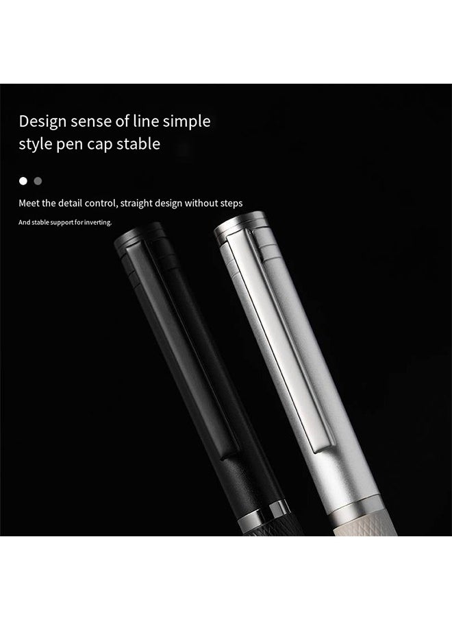 Generic Fountain Pen Black Forest Metal Fountain Pen Beautiful Tree Texture Extra Fine Nib Writing Office Pen Classic Design with Converter and Pen Box Set Pen Gift for your Family or anyone else  - Image 3