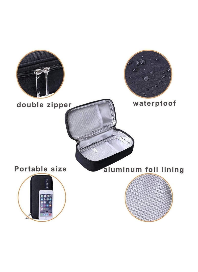Leng Ke Insulin Travel Carrying Case Insulated Cooling Bag With 2 Ice Packs  - Image 3