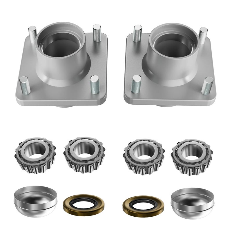 Drive-up Club Car DS Front Hub Assembly, Golf Cart Front Wheel Hub with Bearings Seals Kit for Club Car DS 1981-2003 Gas and Electric Golf Carts, OEM 1011892 - Image 1