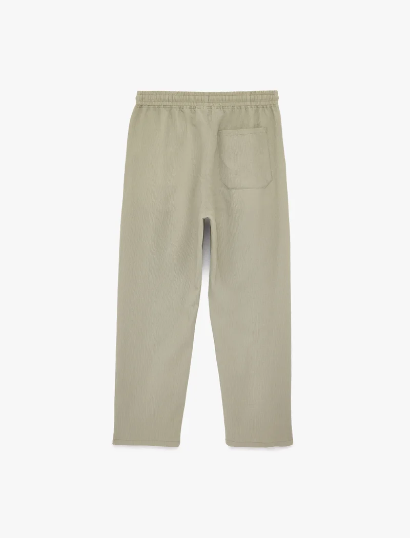 KOTON Drawstring Chino Trousers
