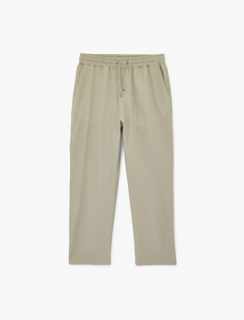 KOTON Drawstring Chino Trousers