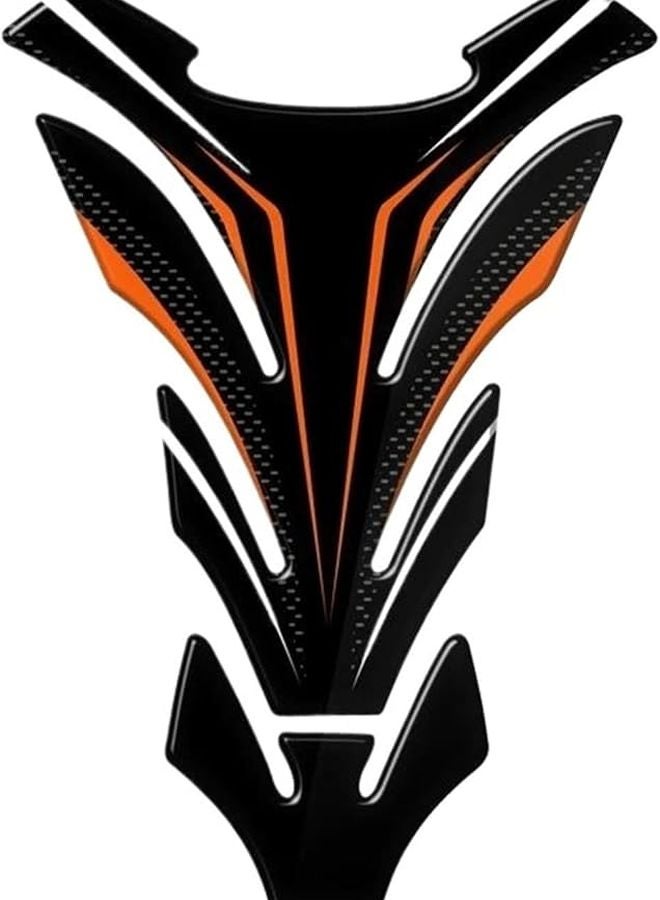 ملصق واقي خزان دراجة نينجا كاواساكي، شعار عظم السمك، مقاس 28 - Image 2