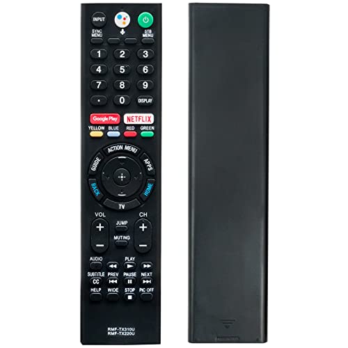 Beyution RMF-TX310U RMF-TX220U Voice Remote Control Fit for for Sony Bravia TV XBR-55A9F XBR-65A9F XBR-75X850F XBR-55A8F XBR-65A8F XBR-75Z9F XBR-65Z9F XBR-65X800G XBR-55X900F XBR-49X900F XBR-55X800G - Image 1