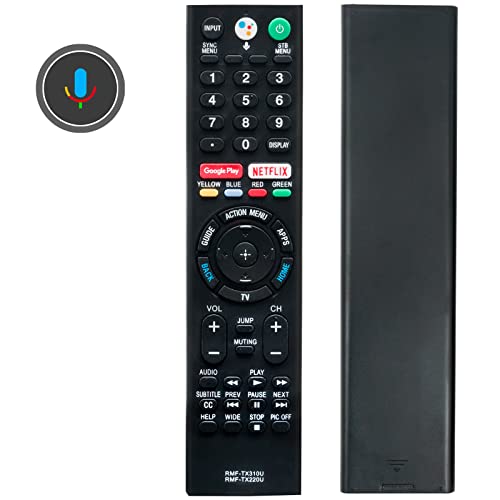 Beyution RMF-TX310U RMF-TX220U Voice Remote Control Fit for for Sony Bravia TV XBR-55A9F XBR-65A9F XBR-75X850F XBR-55A8F XBR-65A8F XBR-75Z9F XBR-65Z9F XBR-65X800G XBR-55X900F XBR-49X900F XBR-55X800G - Image 2