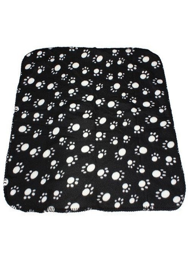 ميكو بطانية/فرشة سرير للحيوانات الأليفة من ميكو™ للكلاب والقطط مزينة بطبعات أقدام - Image 1