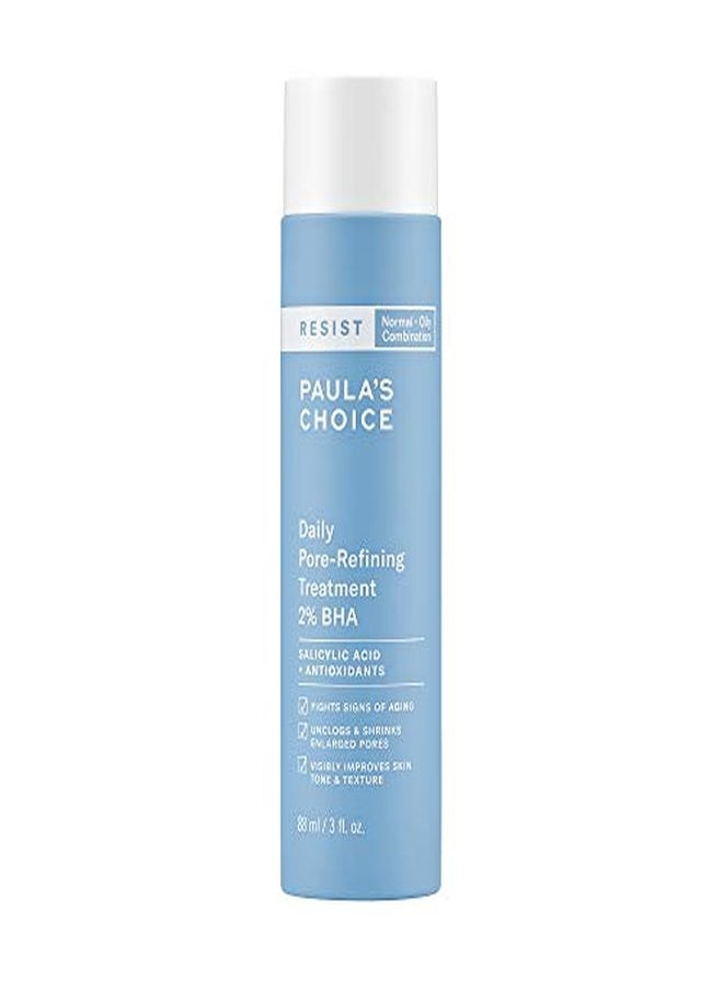 PAULA'S CHOICE - Resist Daily Pore-Refining Treatment 2% Bha With Salicylic & Hyaluronic Acid, Blackheads & Large Pore Exfoliant, Oily Skin, 3 Ounce - Image 1