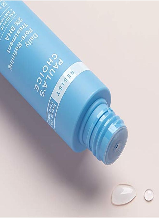 PAULA'S CHOICE - Resist Daily Pore-Refining Treatment 2% Bha With Salicylic & Hyaluronic Acid, Blackheads & Large Pore Exfoliant, Oily Skin, 3 Ounce - Image 1