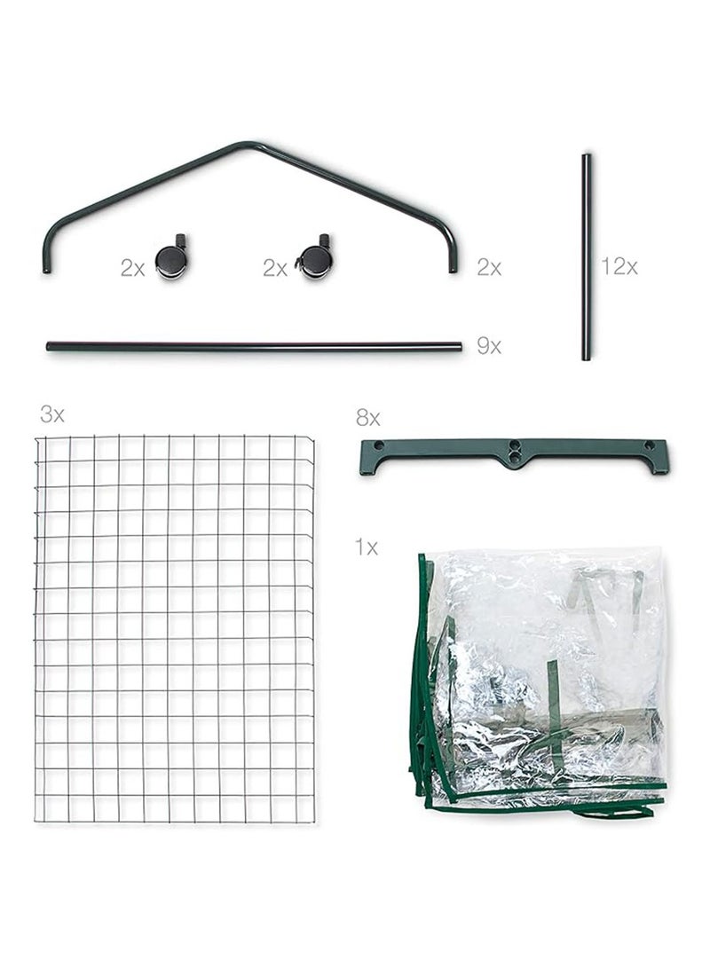 Generic 3-Tier Indoor Grow Tent with Clear PVC Cover – 125x96x49 cm for Plants, Seedlings & Herbs – Portable Greenhouse for Indoor Gardening  - Image 3