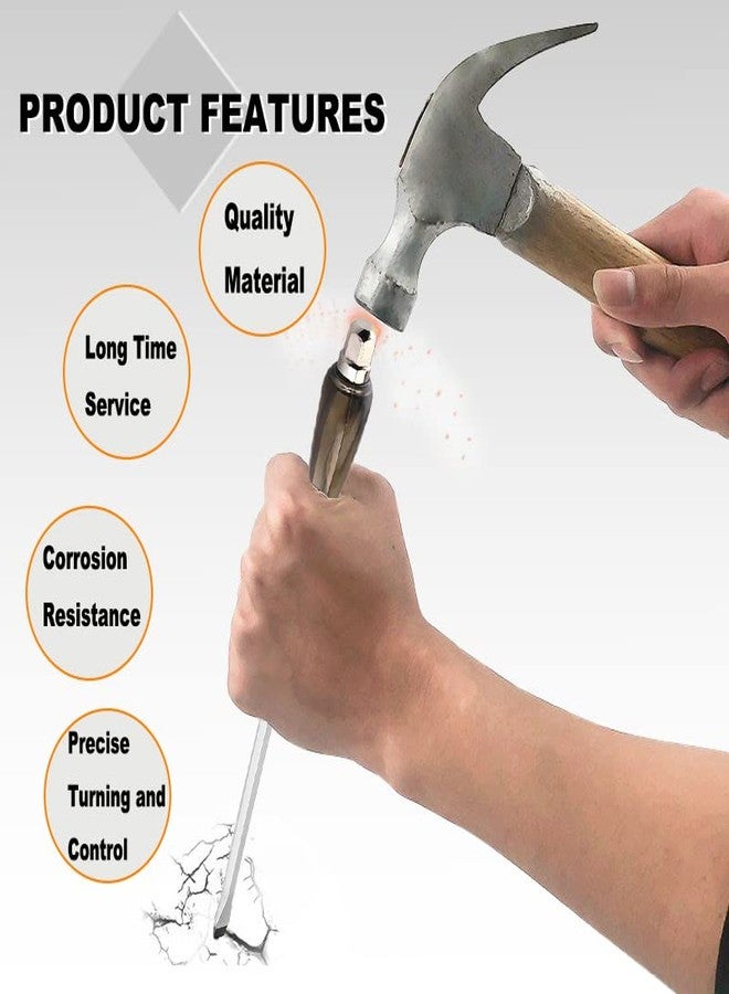 Utoolmart Slotted Impact Screwdriver 12 Inch Keystone Demolition Driver Magnetic 1Pcs - Image 5