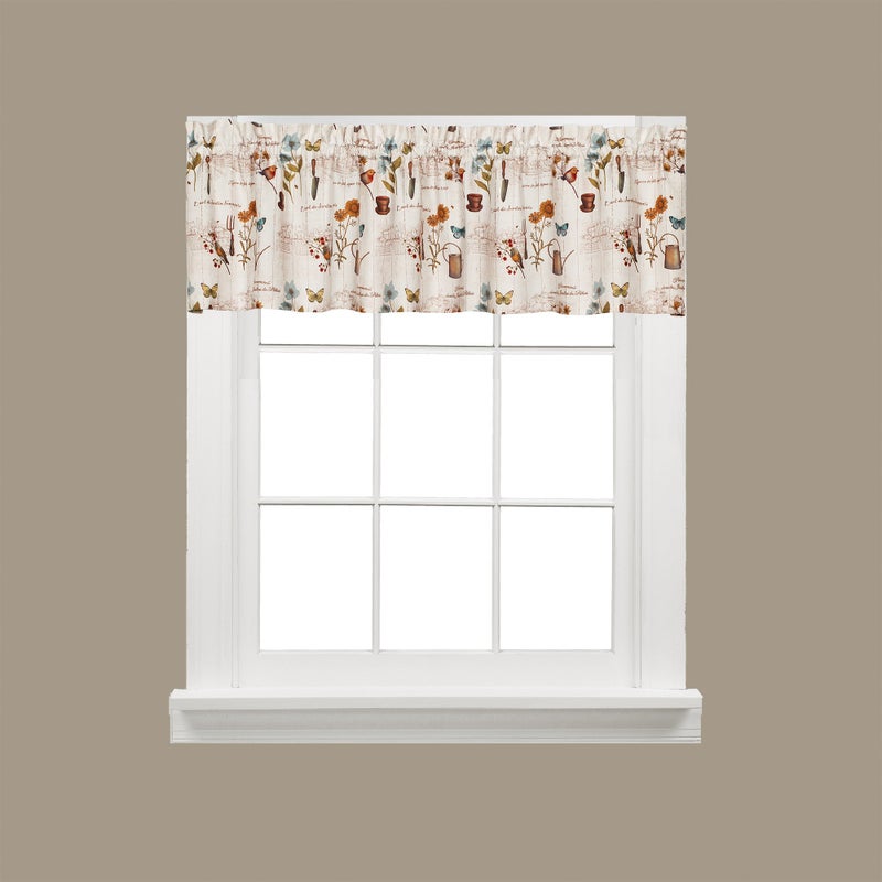 SKL Home SKL Home by Saturday Knight Ltd. Le Jardin Valance  Multicolored  58 inches x 13 inches  - Image 1