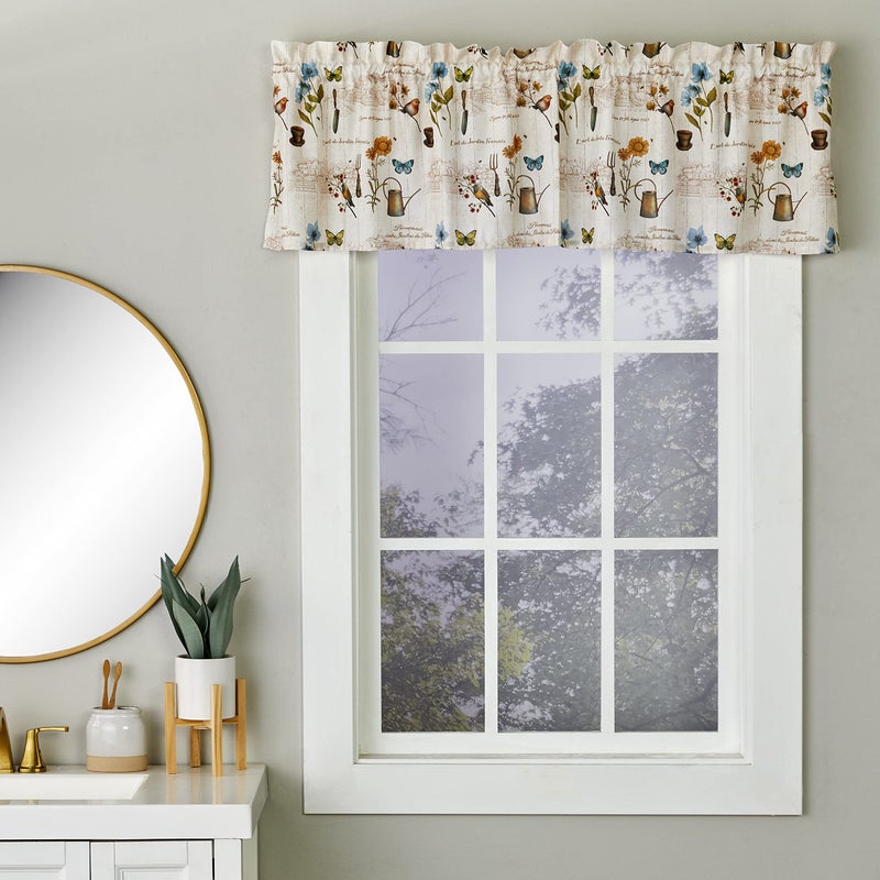 SKL Home SKL Home by Saturday Knight Ltd. Le Jardin Valance  Multicolored  58 inches x 13 inches  - Image 3