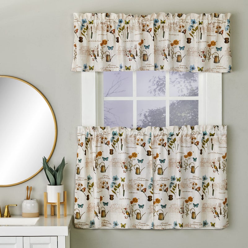 SKL Home SKL Home by Saturday Knight Ltd. Le Jardin Valance  Multicolored  58 inches x 13 inches  - Image 4