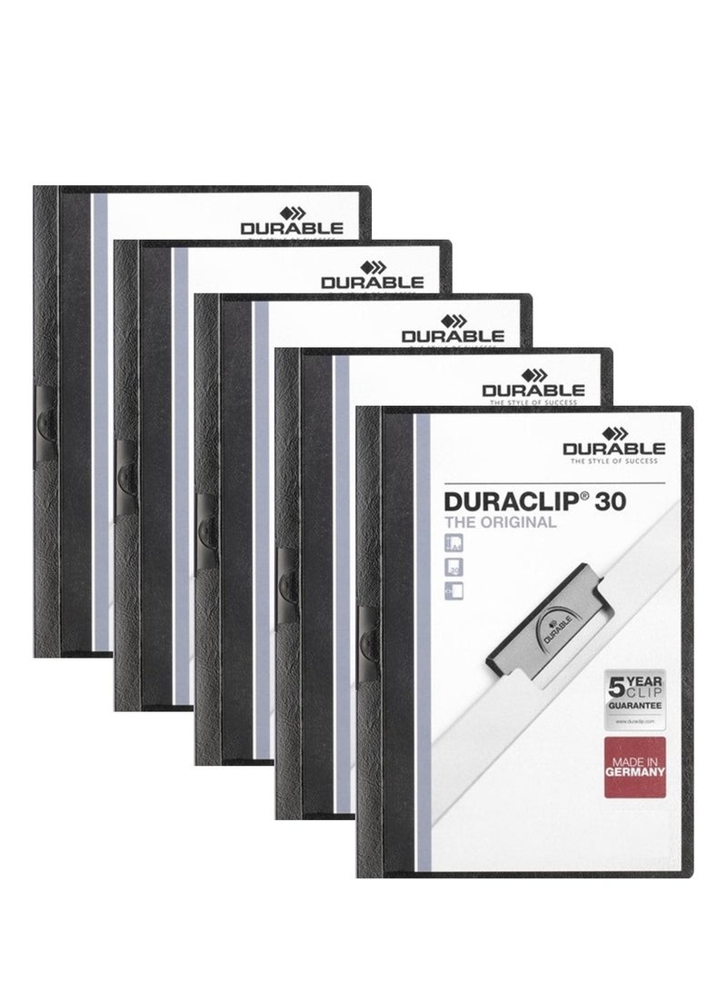 Durable مجموعة 5 قطع من ملف ديراكليب الأسود - Image 1