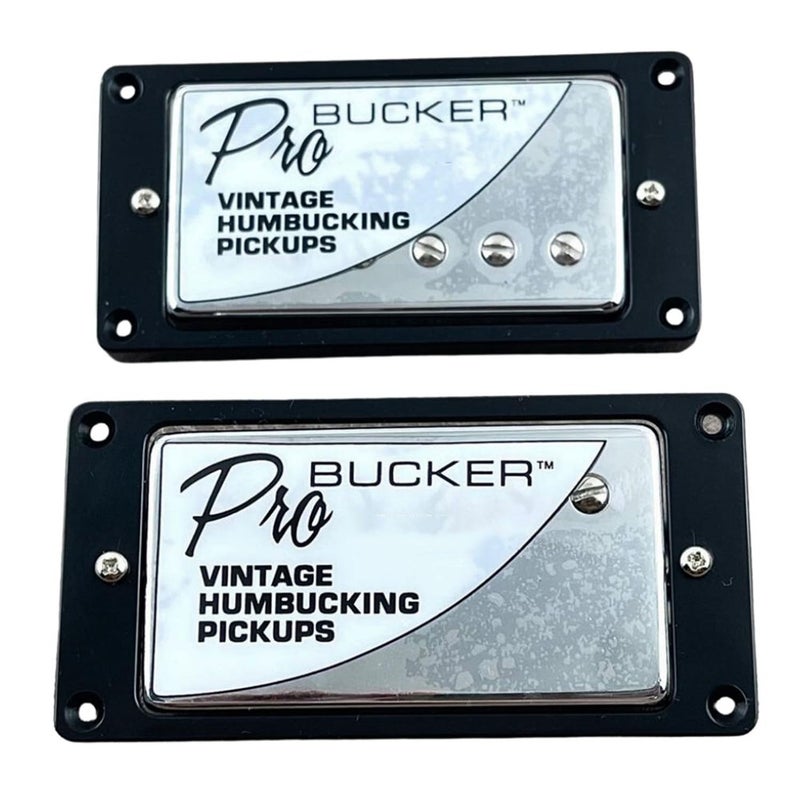 KHLESBY 1 Set KHLESBY ProBucker Classic Alnico II Vintage Humbucking Pickups 5 Core Wire Chrome For Electric Guitar - Image 1
