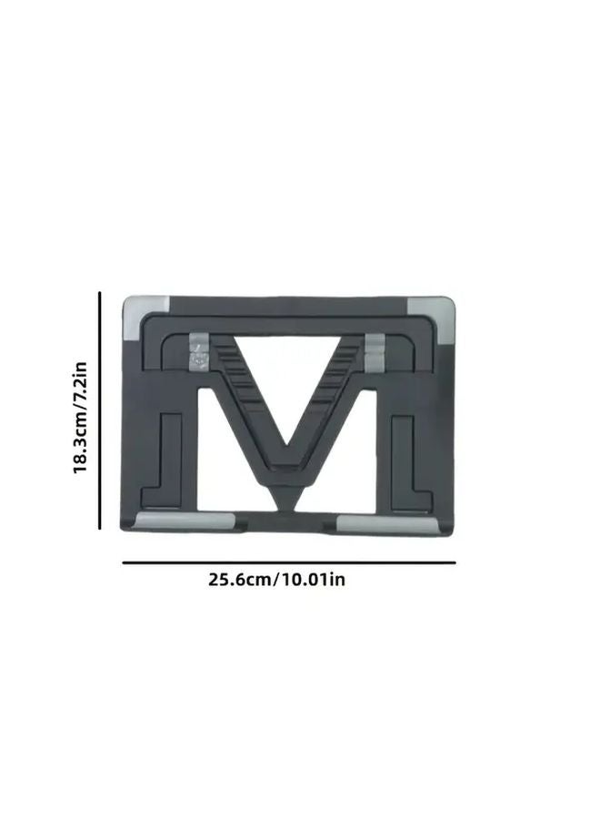 1pc Portable Foldable Adjustable Laptop Tablet Stand Non Slip Base - Image 3