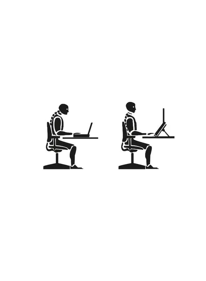 1pc Portable Foldable Adjustable Laptop Tablet Stand Non Slip Base - Image 4