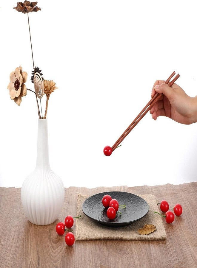 Craftware Reusable Non-Slip Chopsticks for Sushi, Noodles, Fried Rice (Brown) - Image 3