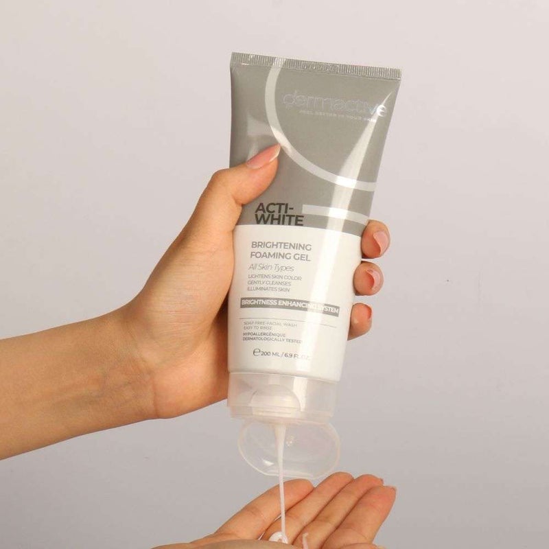 Dermactive White Foming Gel Brighteni 200 ML - Image 1