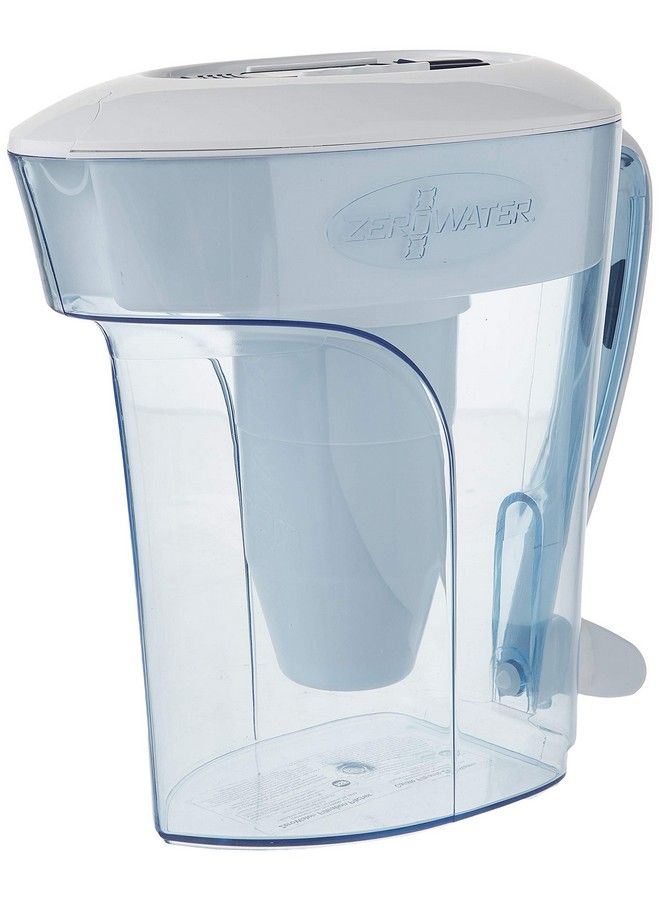 Zero Ready Pour Blue Pitcher 10Cup 10 Cup White - Image 1