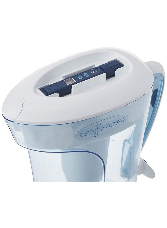 Zero Ready Pour Blue Pitcher 10Cup 10 Cup White - Image 4