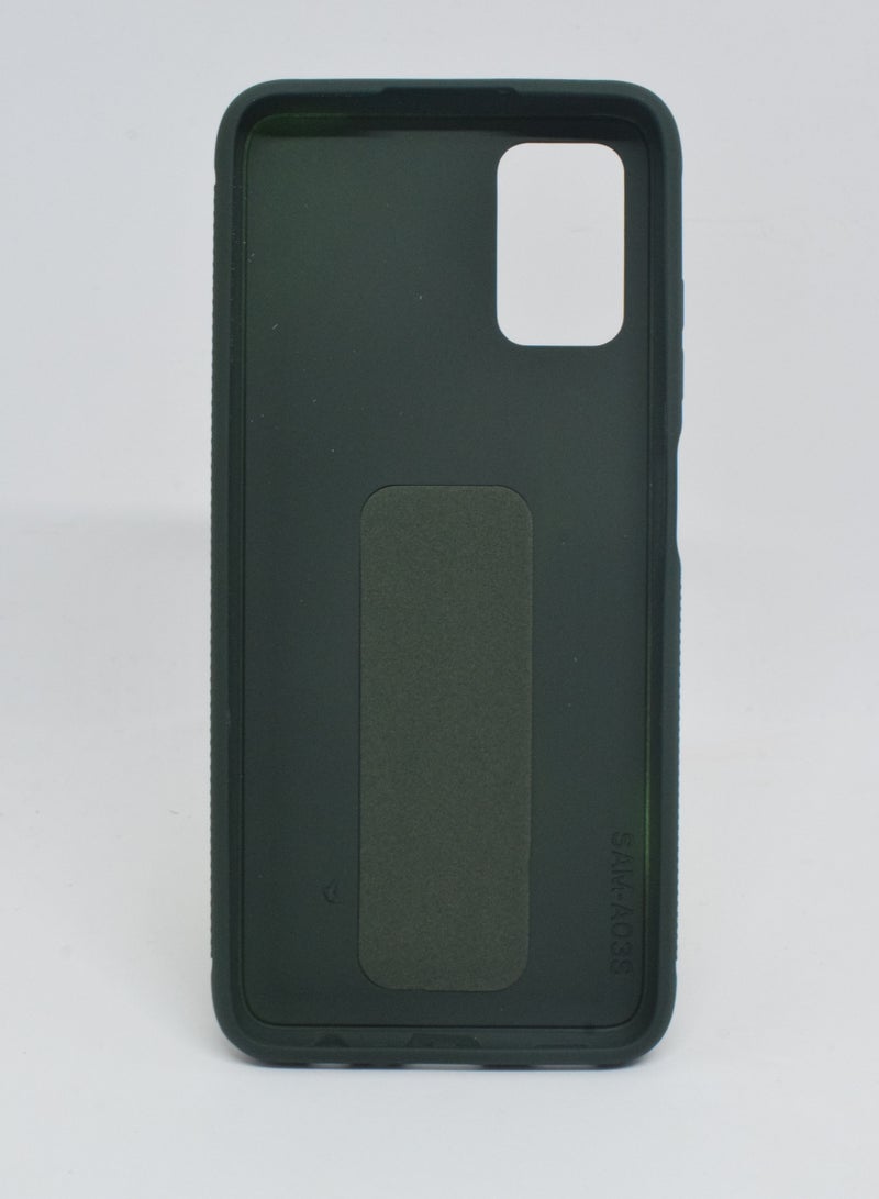 BORTONY Protective Case Cover With Finger Grip Stand For Samsung Galaxy A03S - Image 2