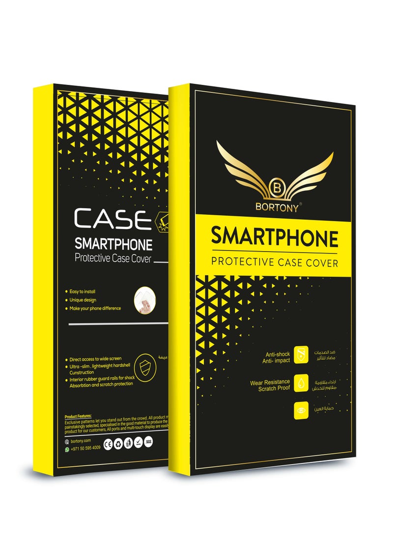 BORTONY Protective Case Cover With Finger Grip Stand For Samsung Galaxy A03S - Image 4