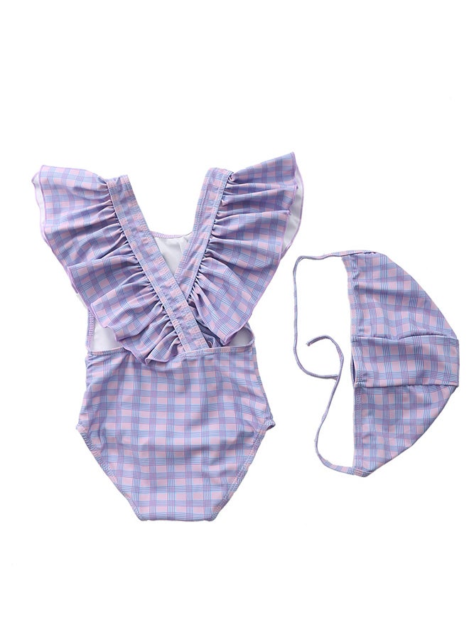 One-Piece Cute Swimsuit For Baby Girl Children's Swimsuit Striped Patten Baby Swimsuit  - Image 1