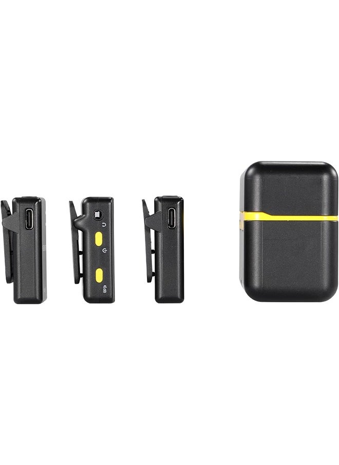 Neewer - Neewer CM28 Wireless Lavalier Microphone System with Charging Case Noise Canceling 4GB Storage 9Hrs Recording 48KHz 16 Bit Uncompressed Audio Lapel Mic Compatible with iPhone iPad Android PC Camera - Image 1