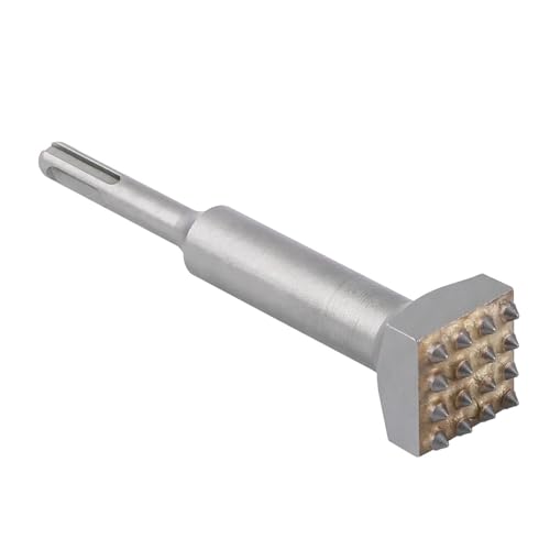Vearter SDS Plus Bushing Tool 16 Tips, 6'' X 1-1/4'' Square Head Concrete Roughness Coating Remove Bushing Bit for Rotary Hammer, Chisel Drill Bit for Masonry, Brick Wall - Image 1