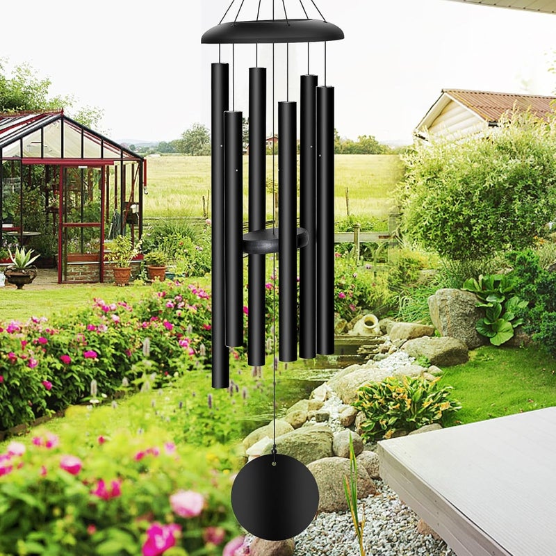 FDOCOI Wind Chimes Outdoor, 38'' Large Memorial Wind Chimes for Outside Deep Tone, Wind Chime Gifts for Garden Hanging Decor, Sympathy Gift - Image 1