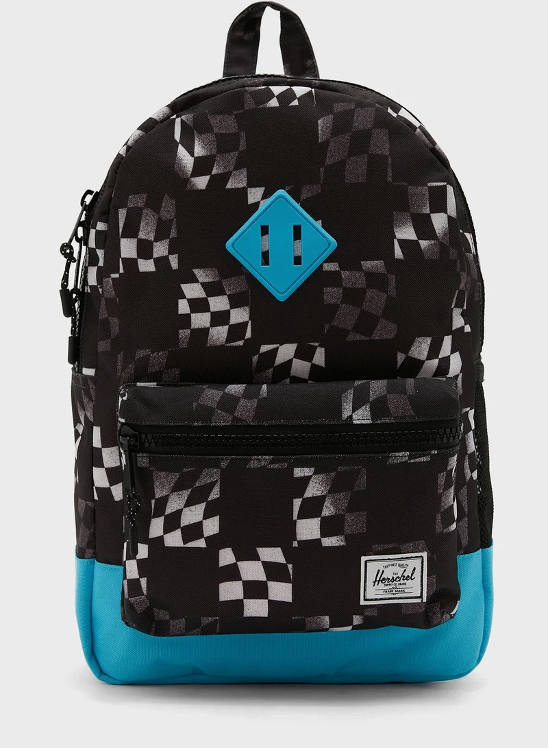 Herschel Kids Race Check Print Backpack