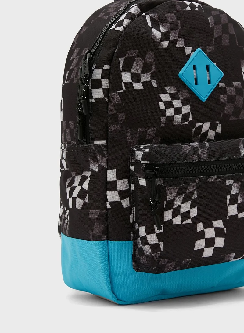 Herschel Kids Race Check Print Backpack