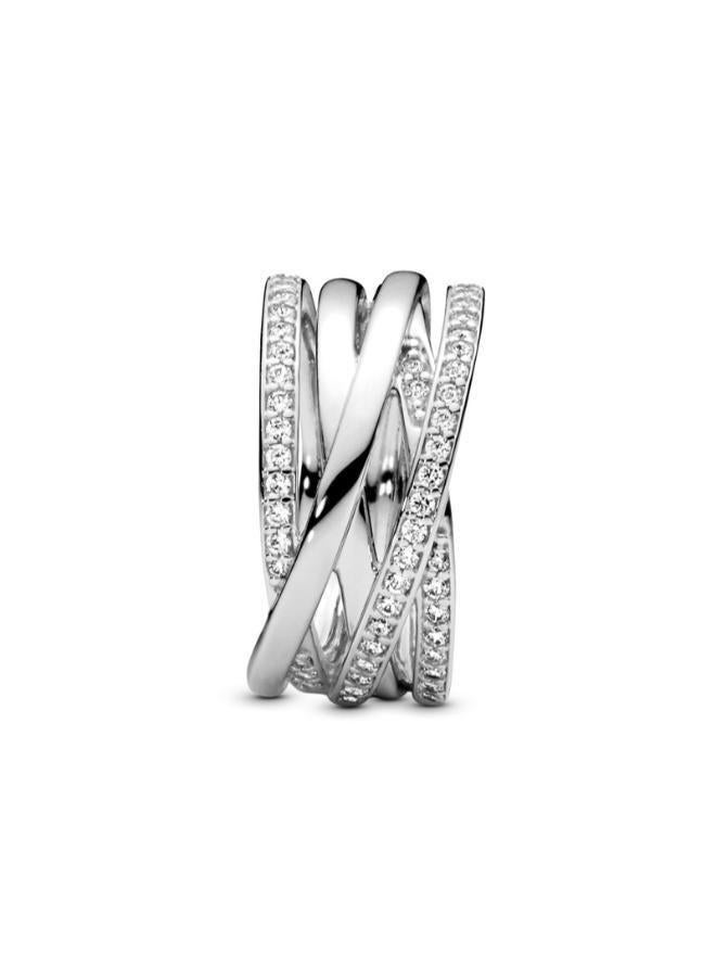 باندورا خاتم بخطوط لامعة ومصقولة - Image 4