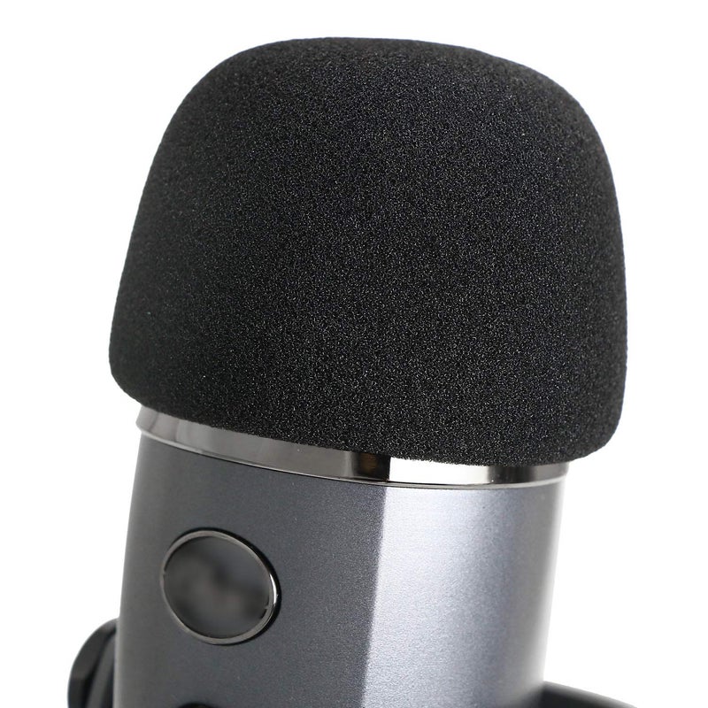 YOUSHARES Yeti Nano Microphone Foam Windscreen - Mic Wind Cover Pop Filter Foam Cover, Professional Customized for Blue Yeti Nano, The Thicker Blue Yeti Nano Pop Filter is a Good Option. - Image 5