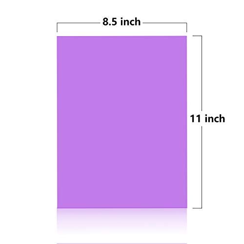 FFNIU Colored Overlays for Dyslexia, 8 Pcs Dyslexia Tools for Kids, Dyslexia Reading Strips, Colored Transparency Sheets for Early Readers, ADHD and Visual Stress, 11IN x 8.5IN - Image 5
