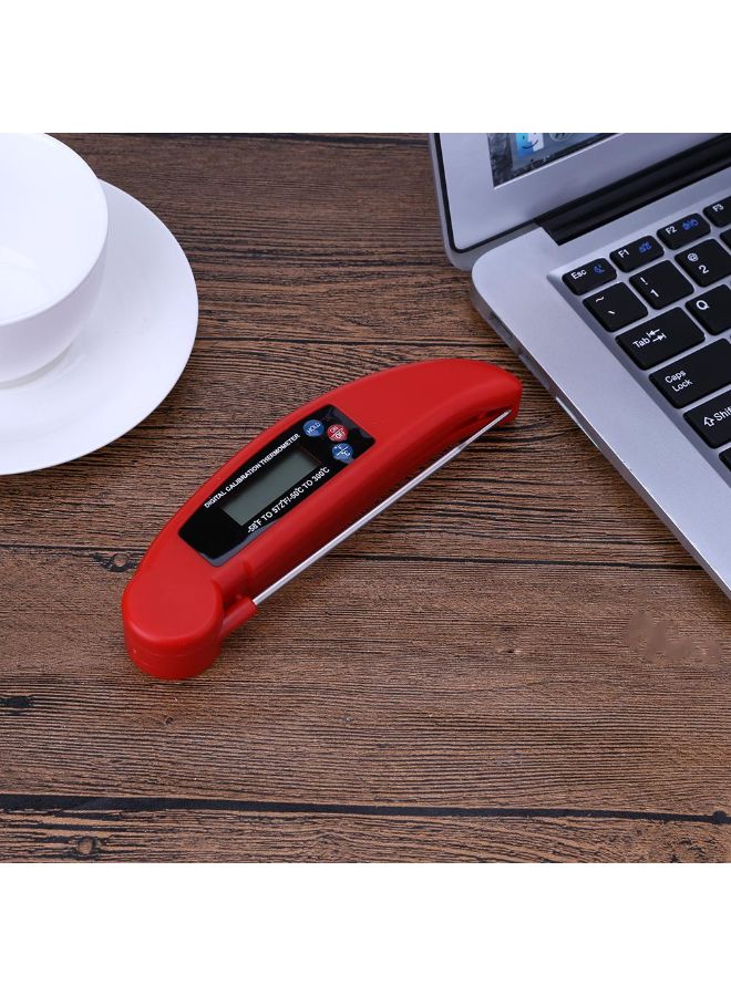 BBQ Kitchen Electronic Thermometer Probe Red - Image 2